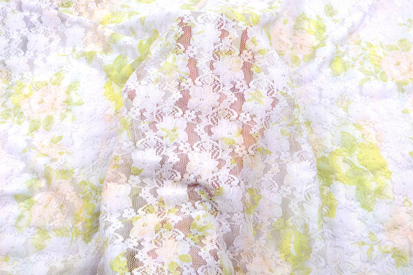 Stretch Dentelle Hilo Blanc Vert Stretch Dentelle Hilo Blanc Vert