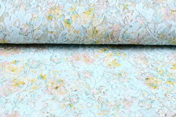 Pizzo Puawai Multicolore Blu Pizzo Puawai Multicolore Blu