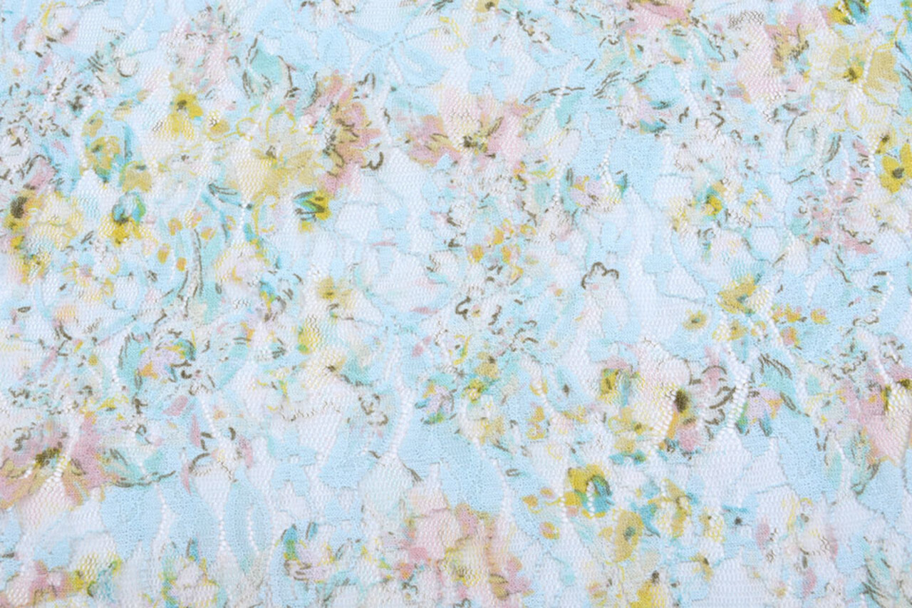 Encaje Puawai Multi Azul Encaje Puawai Multi Azul