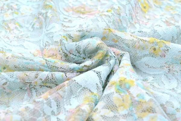 Lace Puawai Multi Blue Lace Puawai Multi Blue