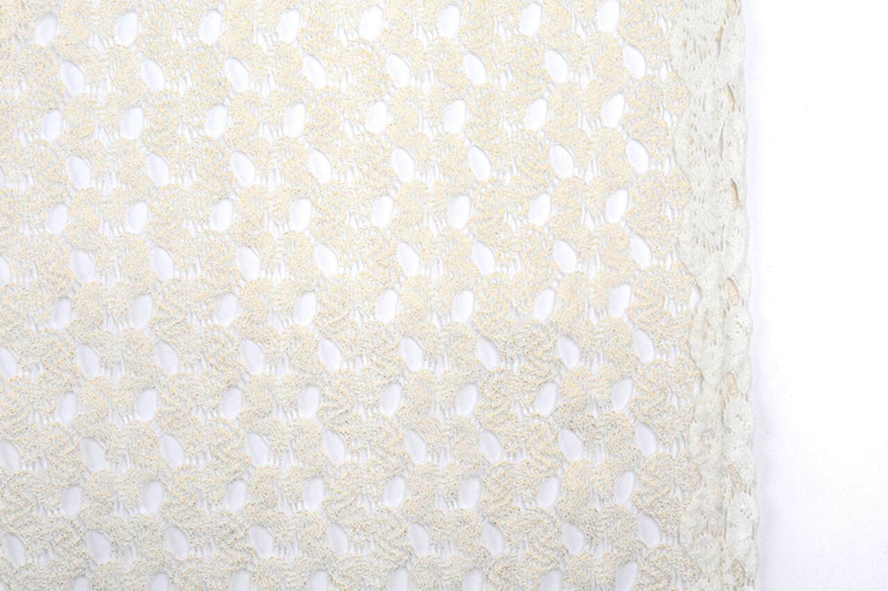 Encaje Dorado Minta Crema Encaje Dorado Minta Crema