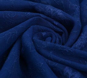 Encaje Jasmijn Flor Azul Cobalto Encaje Jasmijn Flor Azul Cobalto