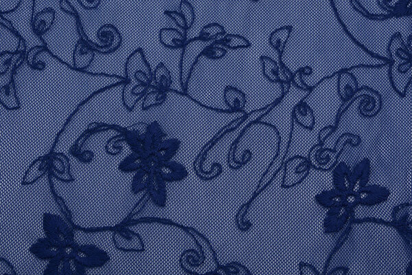 Dentelle Jasmijn Fleur Bleu Cobalt Dentelle Jasmijn Fleur Bleu Cobalt