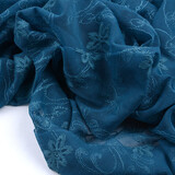 Pizzo Gelsomino Fiore Blu Petrolio Pizzo Gelsomino Fiore Blu Petrolio