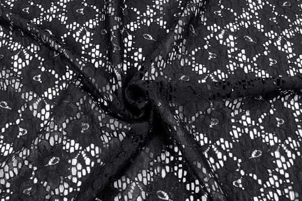 Pizzo Hibiscus Fiore Nero Pizzo Hibiscus Fiore Nero