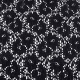 Lace Hibiscus flower Black