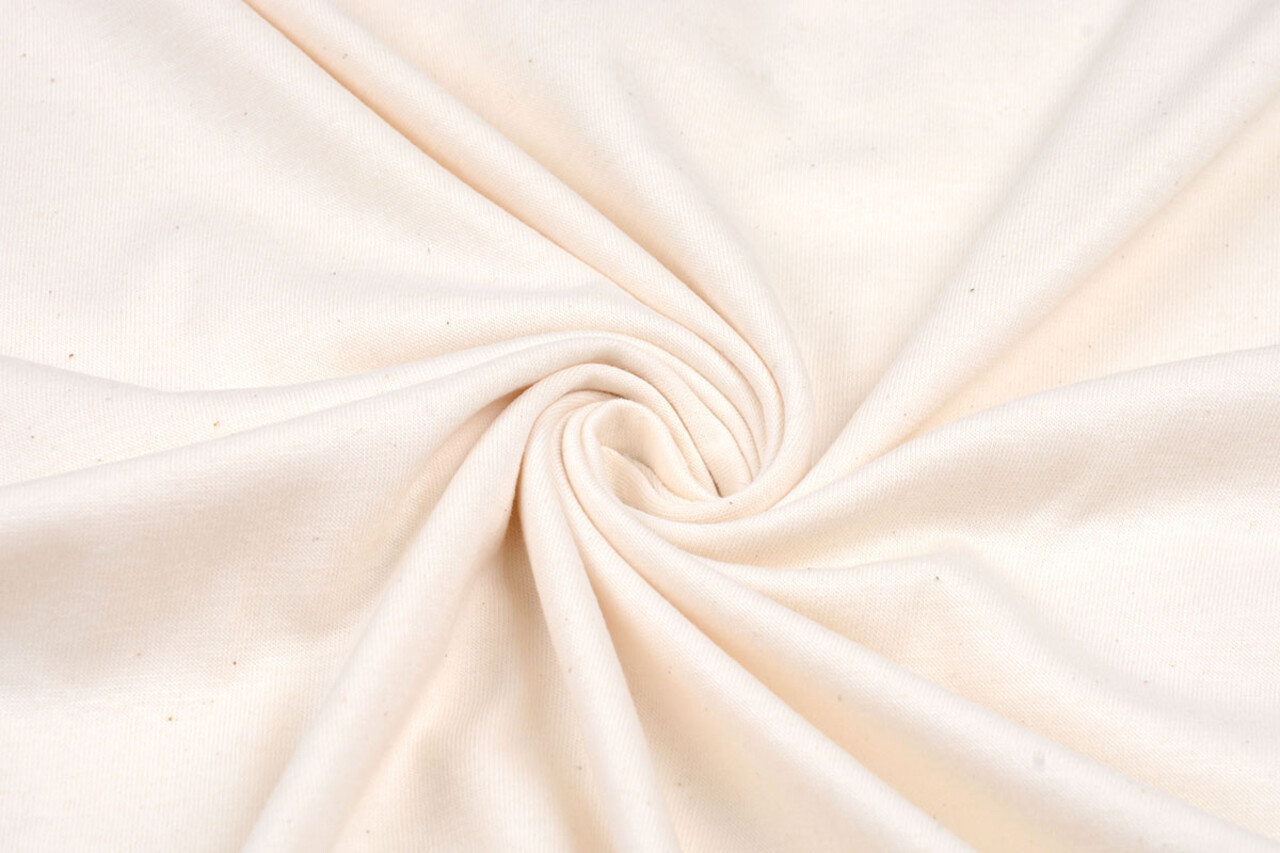 100% Baumwolljersey Creme