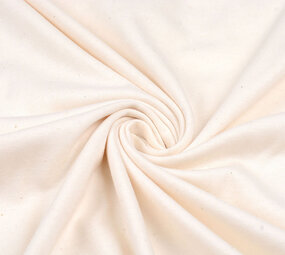 100% Jersey de Algodón Crema