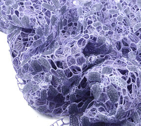 Lace Sequins pua nani Purple