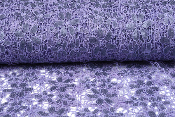 Encaje Lentejuelas Pua Nani Morado Encaje Lentejuelas Pua Nani Morado