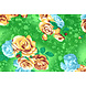 Viscosa Grandes Rosas Verde Viscosa Grandes Rosas Verde