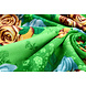 Viscose Grand Roses Vert