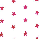 100% Cotone Stelle Ricamato Bianco Fucsia 100% Cotone Stelle Ricamato Bianco Fucsia