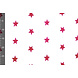 100% Algodón Estrellas Bordado Blanco Fucsia 100% Algodón Estrellas Bordado Blanco Fucsia