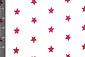 100% Cotone Stelle Ricamato Bianco Fucsia 100% Cotone Stelle Ricamato Bianco Fucsia