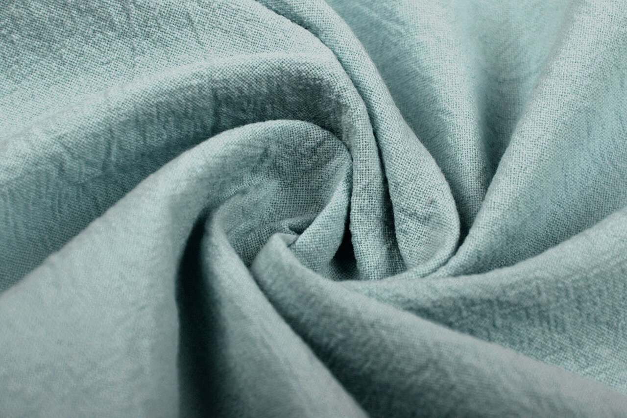 Oeko-Tex®  100% Washed Cotton Old Green