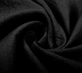 Oeko-Tex®  100% Gewaschene Baumwolle Schwarz Oeko-Tex®  100% Gewaschene Baumwolle Schwarz
