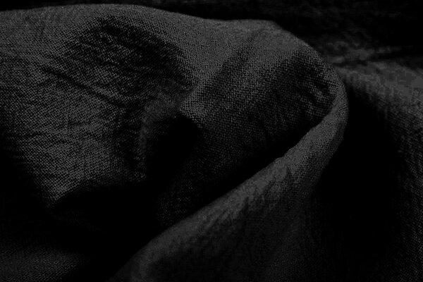 Oeko-Tex® 100% Washed Cotton Black Oeko-Tex® 100% Washed Cotton Black