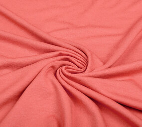 Viscose Jersey Coral Red Viscose Jersey Coral Red