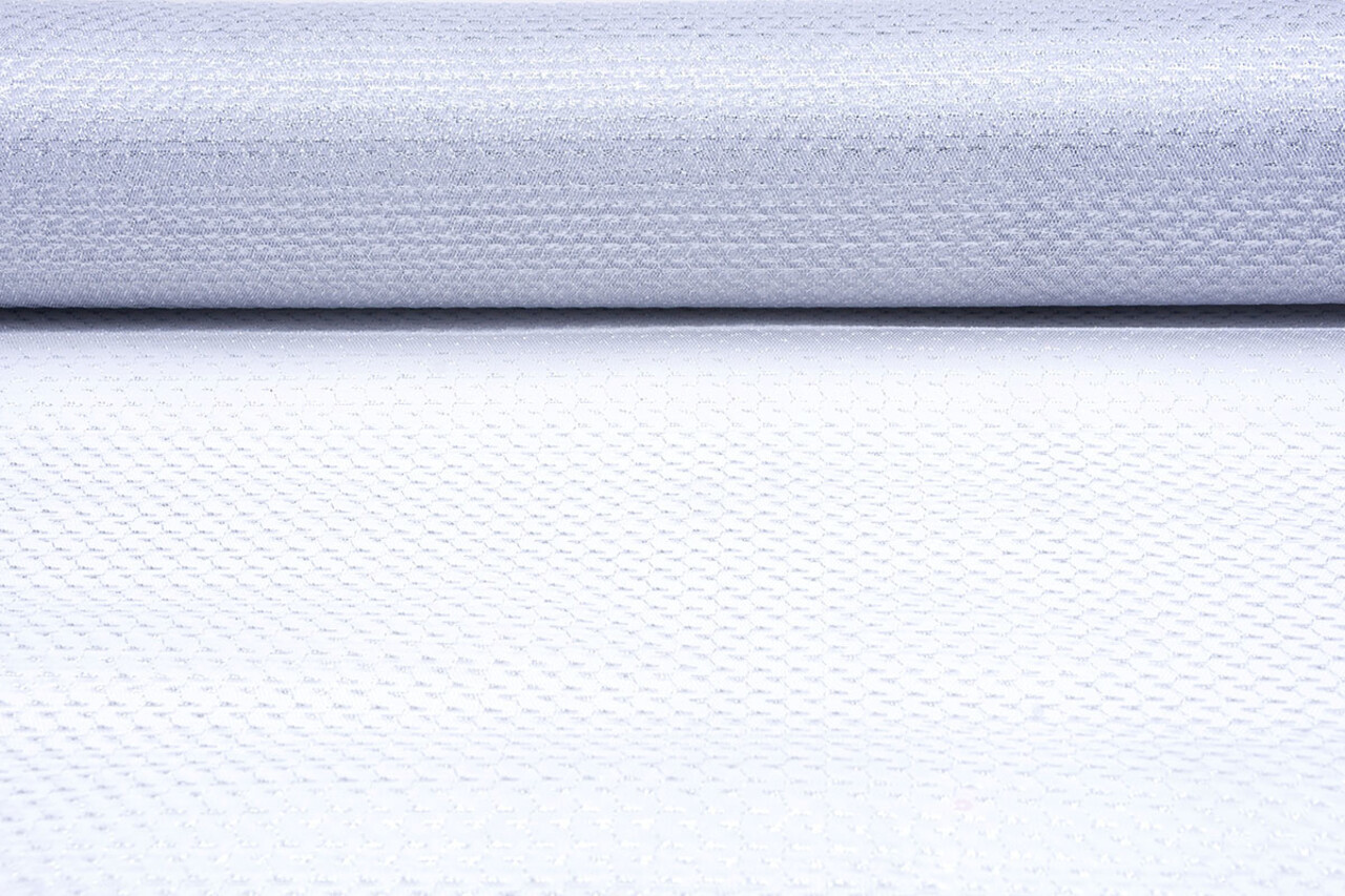 Lurex su Tulle Brilo Bianco