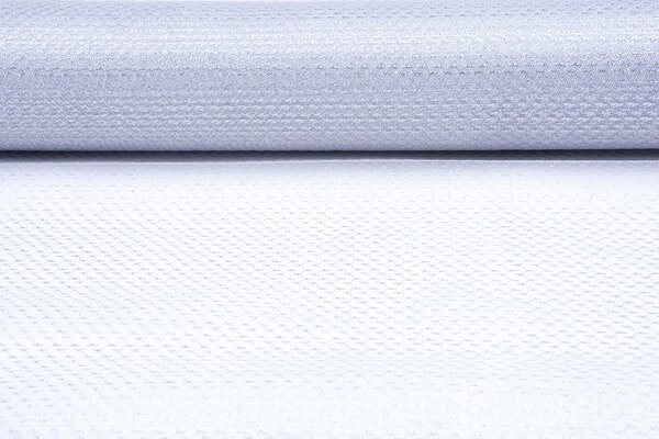 Lurex su Tulle Brilo Bianco