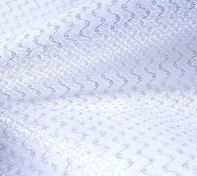 Lurex sur Tulle Brilo Blanc