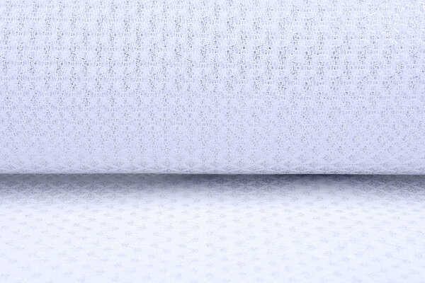 Lurex sur Tulle Brilo Blanc