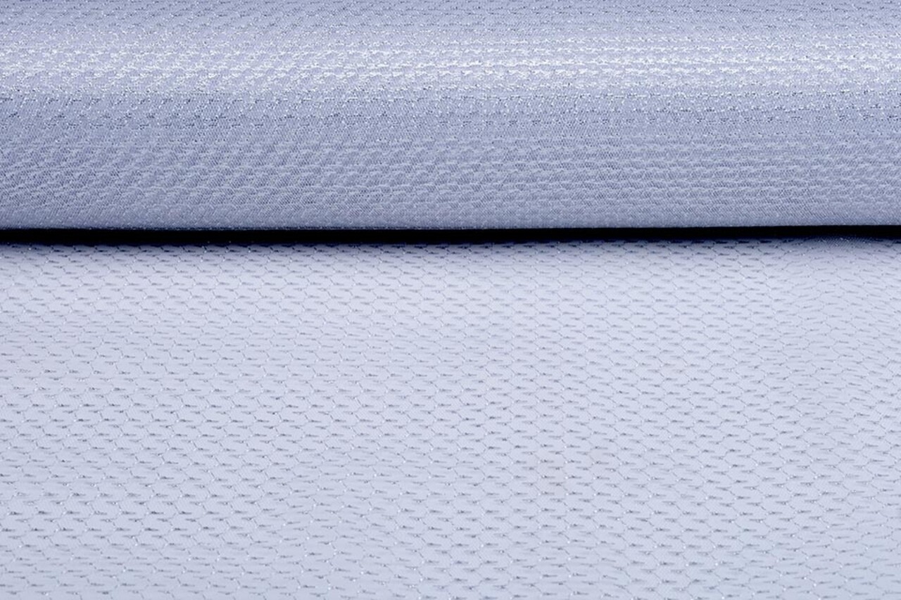 Lurex op Tule Brilo Zilver Lurex op Tule Brilo Zilver