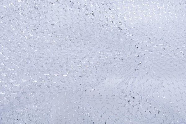 Lurex auf Tüll Brilo Silber