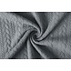 A Maglia Treccia Tessuto Maglia Grigio Chiaro