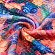 Kapitone Tricot Digitally Printed Flowers Multi Rainbow