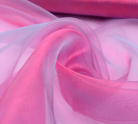 Organza Two-Tonalità Blu-Rosa Organza Two-Tonalità Blu-Rosa