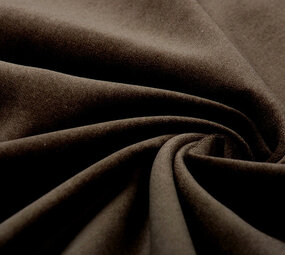 Coton Velours Tissu Donn Marron Moka Coton Velours Tissu Donn Marron Moka