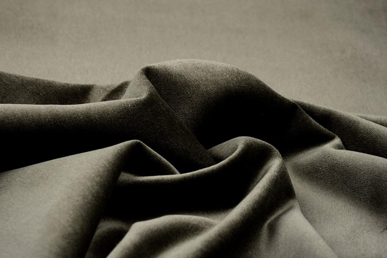 Katoen Fluweel Stof Donn Oud Groen Katoen Fluweel Stof Donn Oud Groen