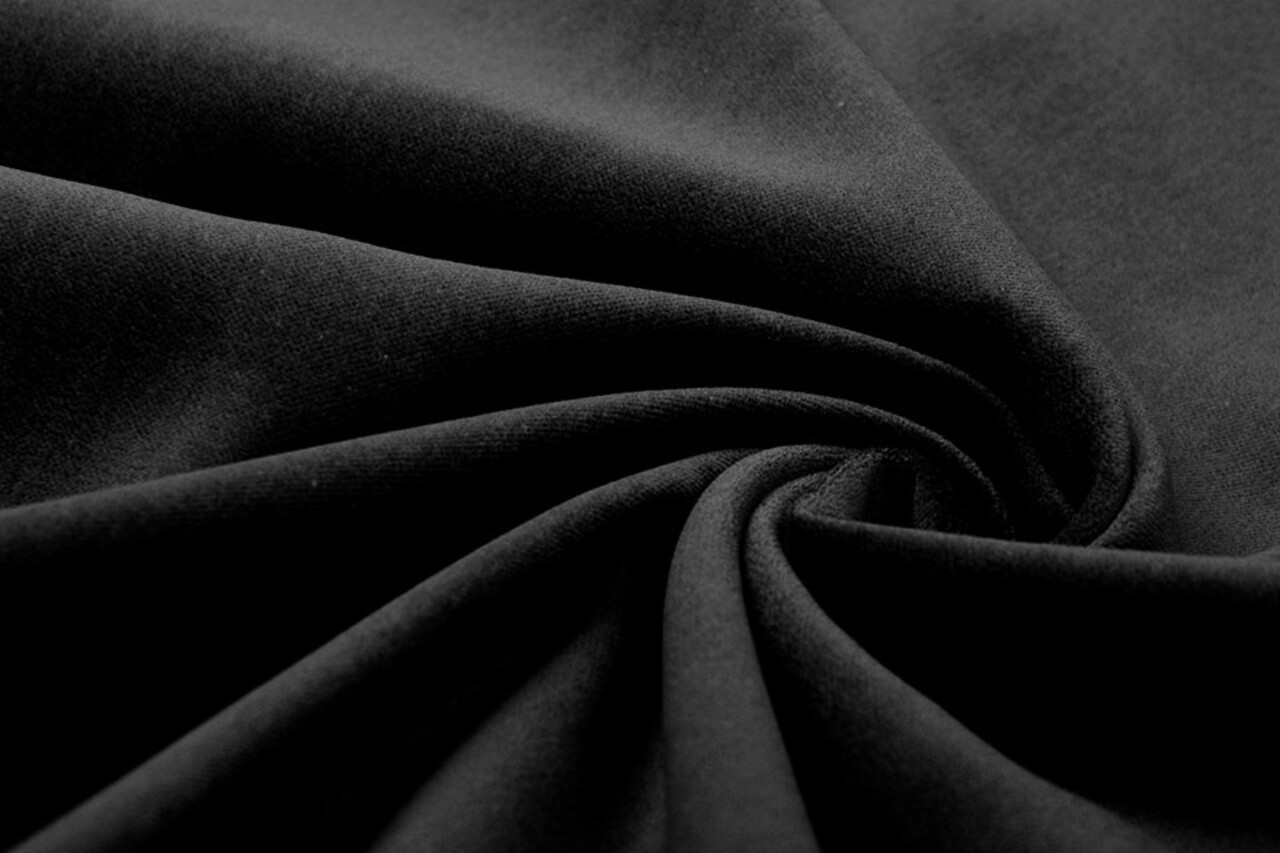 Cotton Velvet Fabric Donn Deep Dark Brown