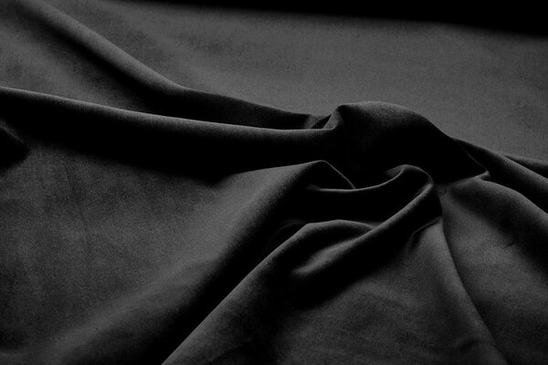 Cotton Velvet Fabric Donn Deep Dark Brown