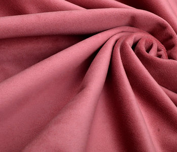 Velor Velvet Fabric Pica Old pink