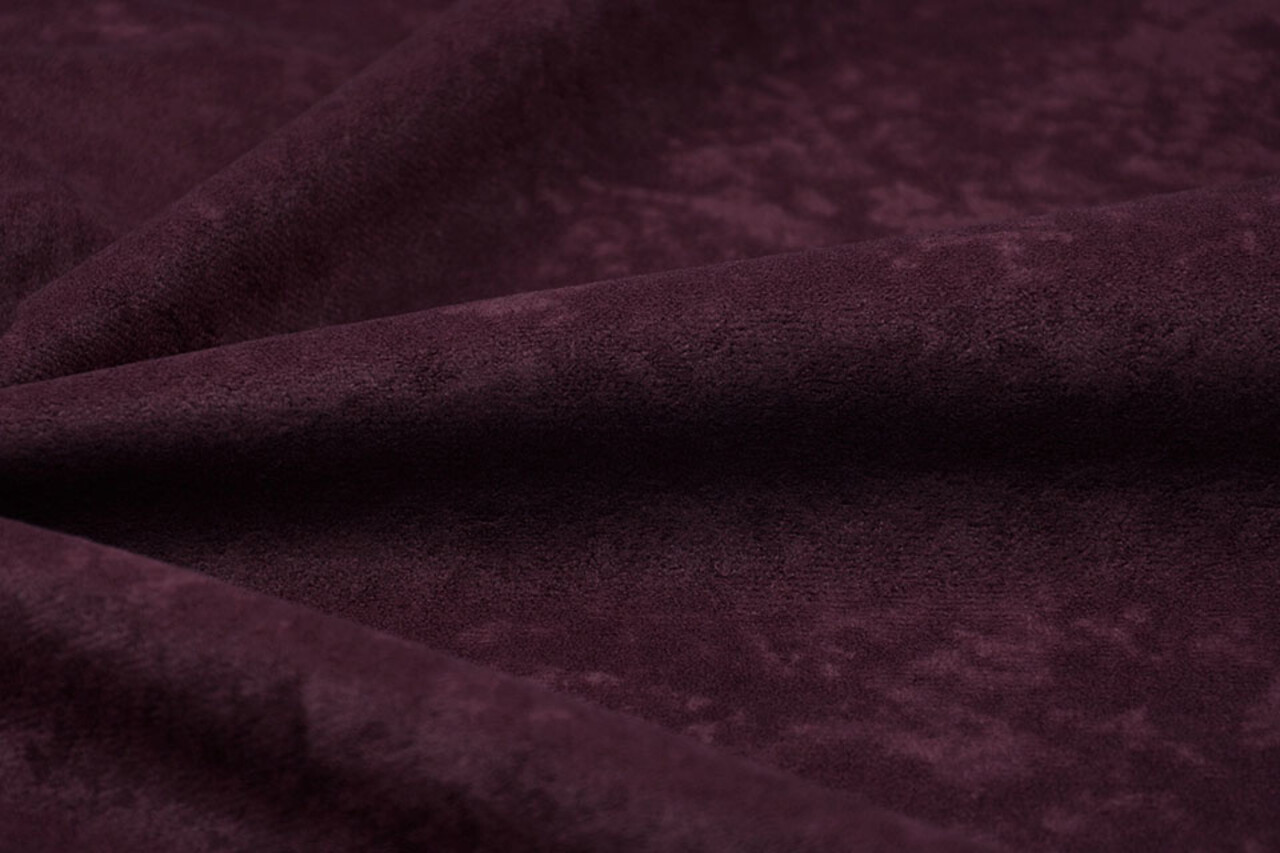 Velor Velvet Fabric Ravi Aubergine Velor Velvet Fabric Ravi Aubergine