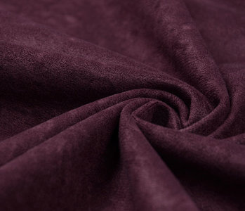 Velor Velvet Fabric Ravi Aubergine