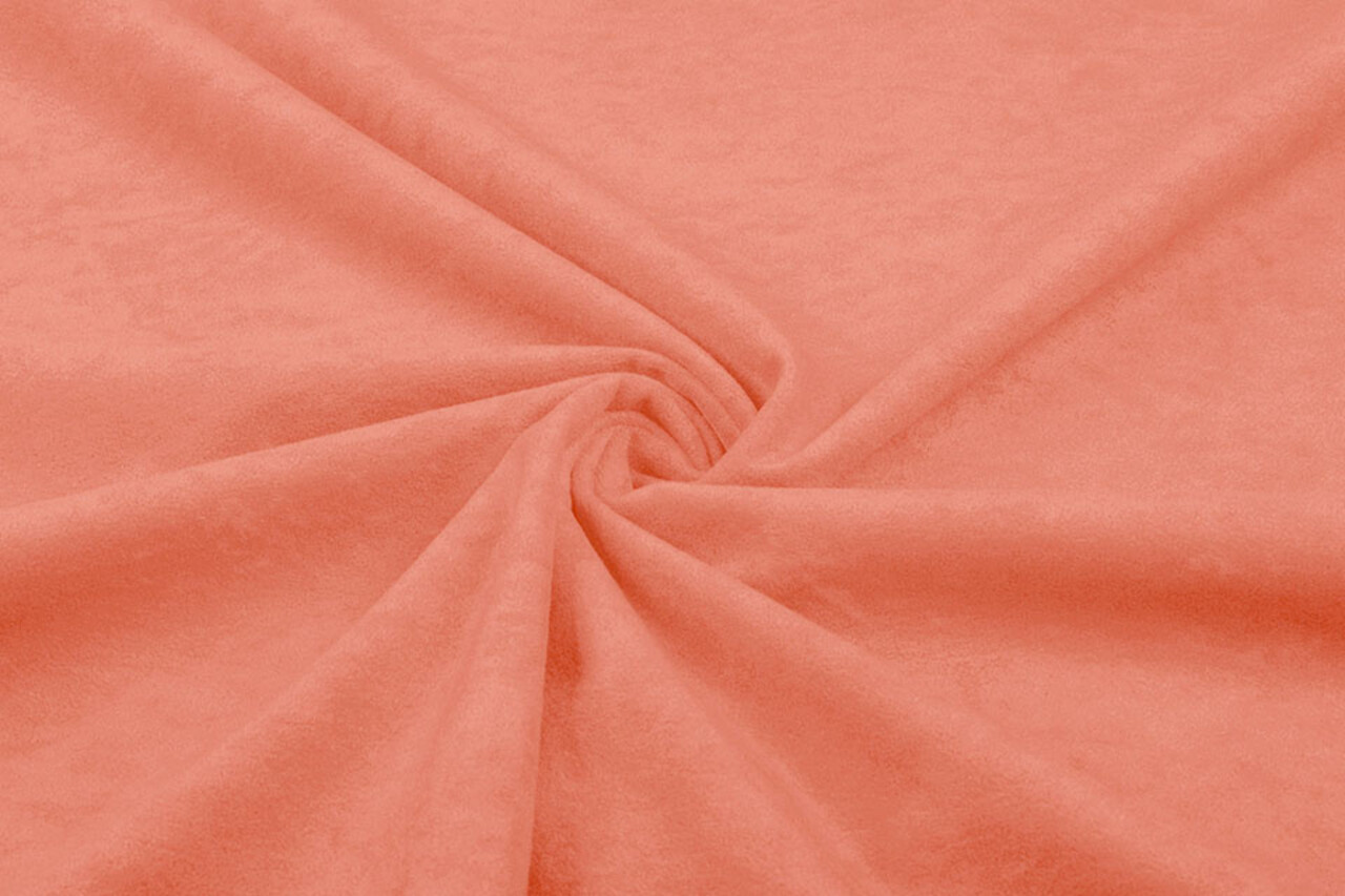 Velours Fluweel Stof Pica Zalm Velours Fluweel Stof Pica Zalm