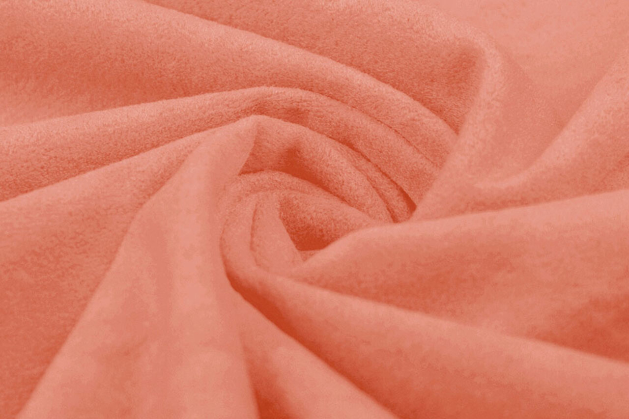Velours Velours Tissu Pica Saumon Velours Velours Tissu Pica Saumon