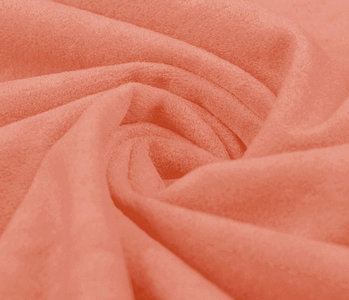 Velor Velvet Fabric Pica Salmon