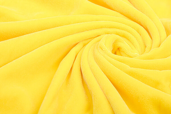 3 meter Velor Velvet Fabric Vultur Lemon Yellow