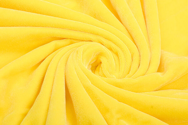 3 meter Velor Velvet Fabric Vultur Lemon Yellow