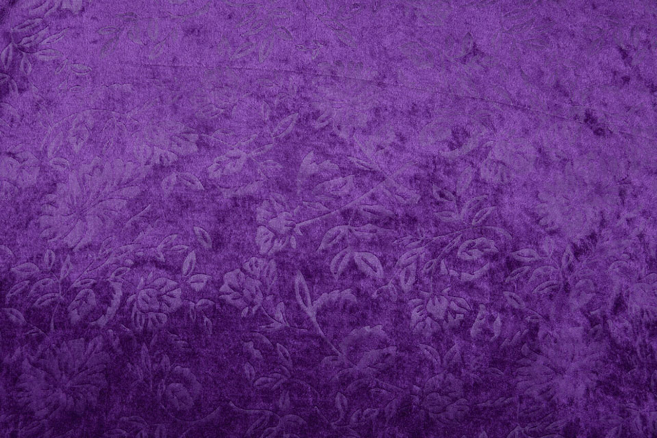 Pannesamt Kukka Dunkelviolett