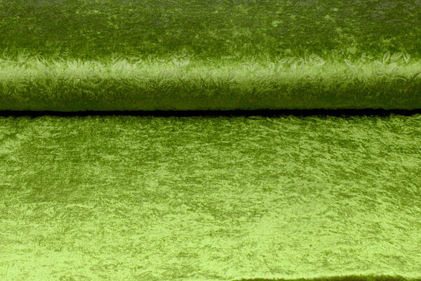 Velours de Panne Kukka Donker Lime Velours de Panne Kukka Donker Lime