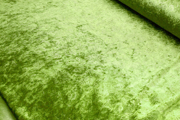 Velours de Panne Kukka Donker Lime Velours de Panne Kukka Donker Lime