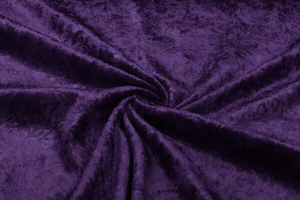 Velours de Panne Kukka Diep Donker Paars