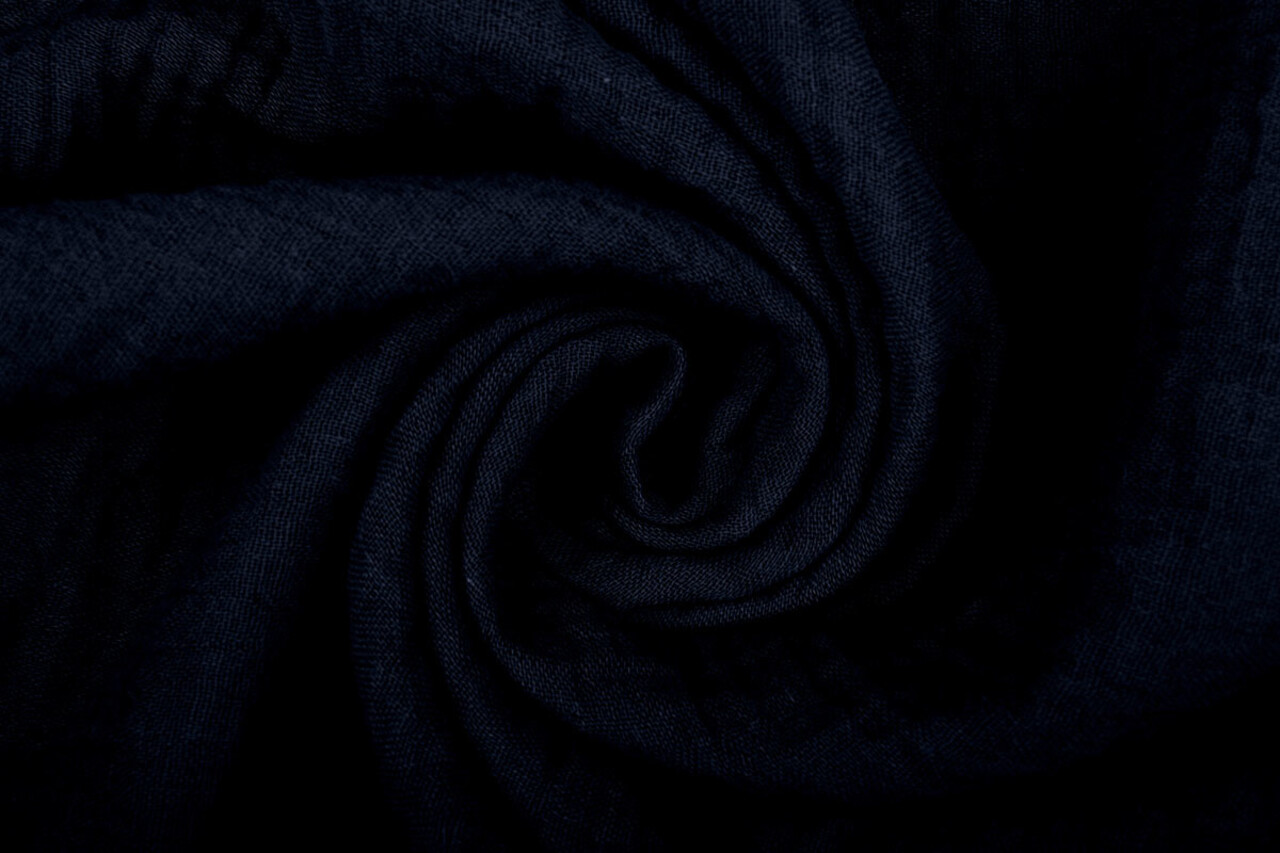 Oeko-Tex®  Double Gauze Fabric Navy Oeko-Tex®  Double Gauze Fabric Navy
