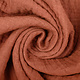 Oeko-Tex®  Double Gauze Fabric Orange Brique